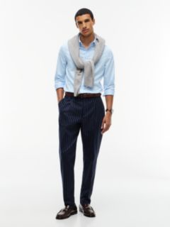 TH Flex Slim Fit Dobby Shirt — Blue 2