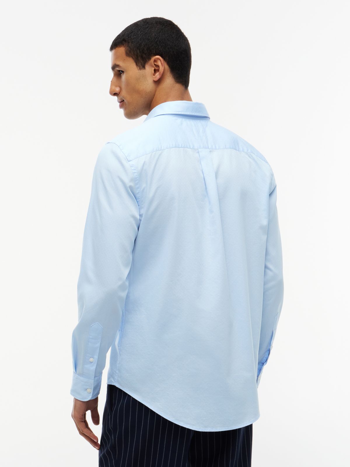 TH Flex Slim Fit Dobby Shirt — Blue