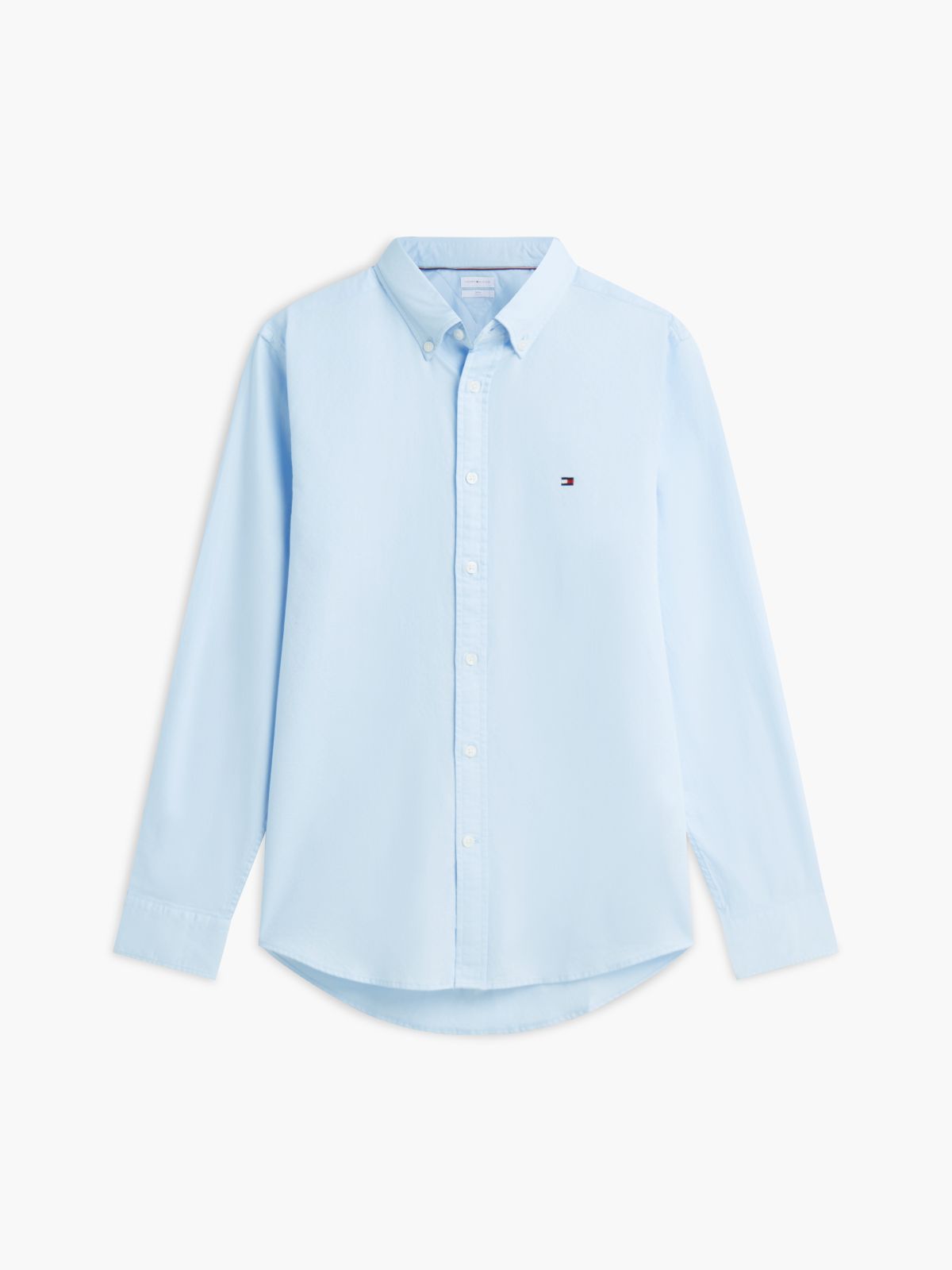 TH Flex Slim Fit Dobby Shirt — Blue