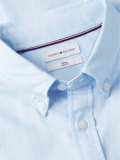 TH Flex Slim Fit Dobby Shirt — Blue 6