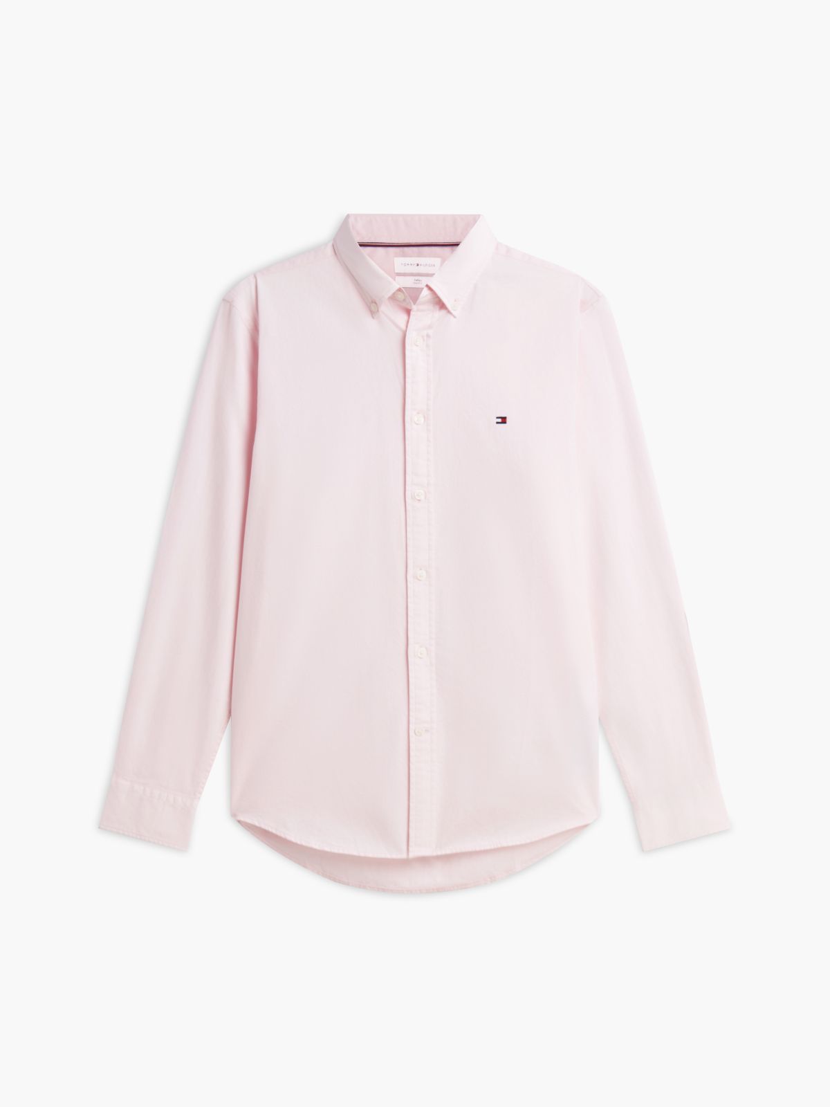 TH Flex Slim Fit Dobby Shirt — Pink