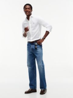 TH Flex Slim Fit Dobby Shirt — White 2