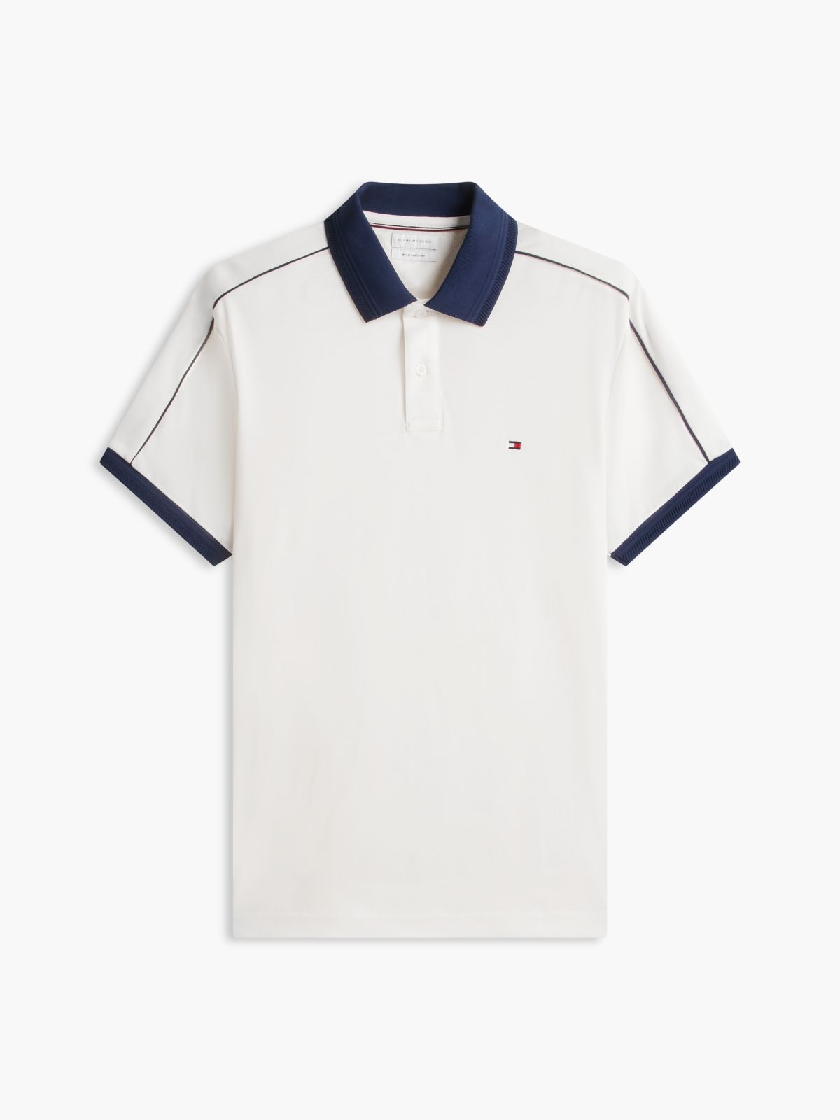 Regular Fit Textured Collar Polo Shirt — Yellow