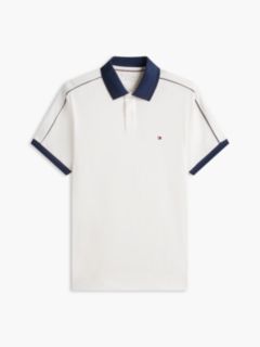 Regular Fit Textured Collar Polo Shirt — Yellow 5
