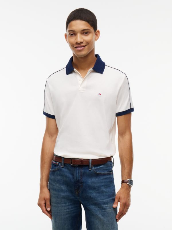 Regular Fit Textured Collar Polo Shirt — Yellow