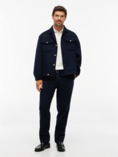 Relaxed Fit Foulard Jacquard Polo Shirt — Yellow 2