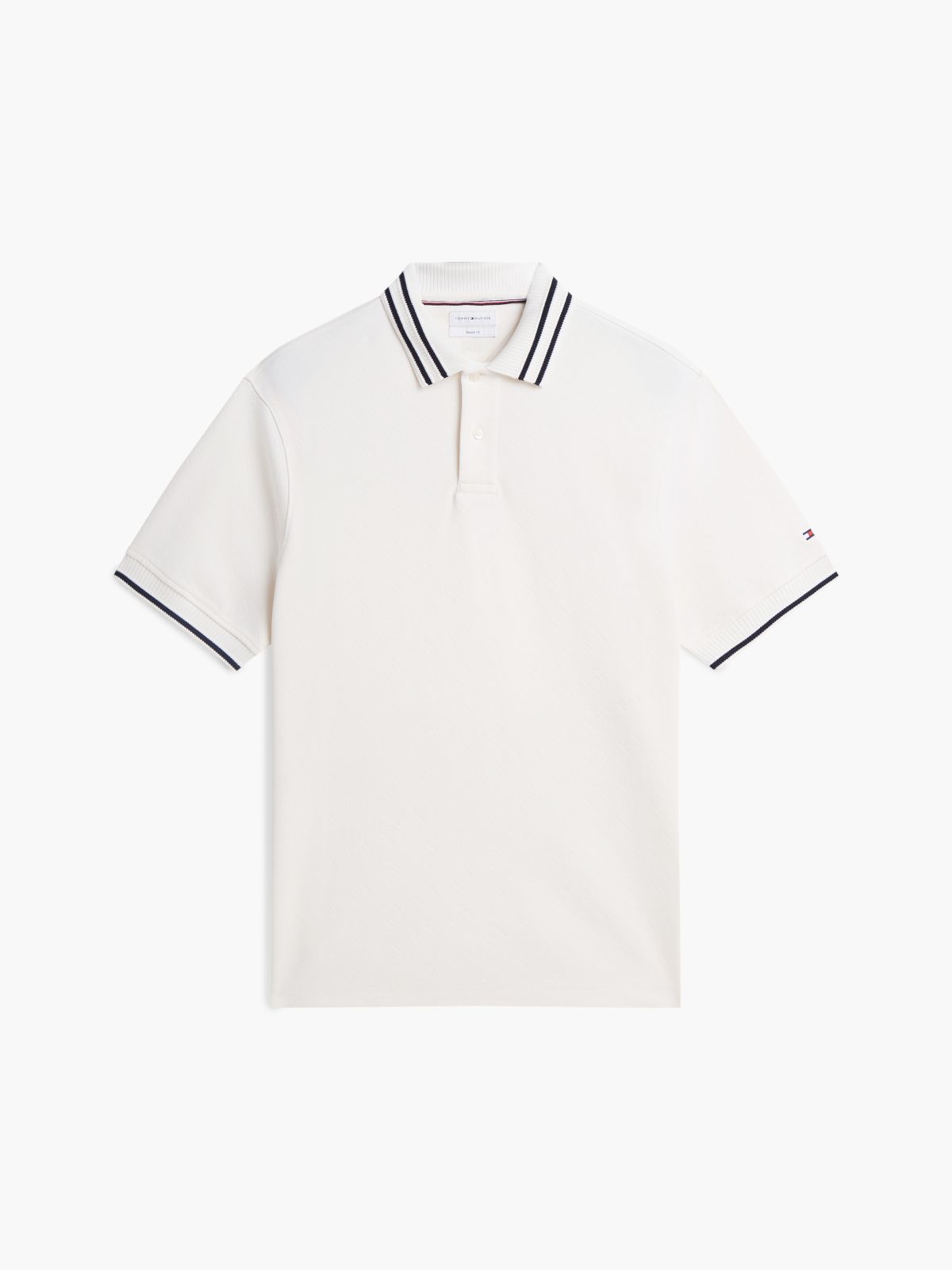 Relaxed Fit Foulard Jacquard Polo Shirt — Yellow
