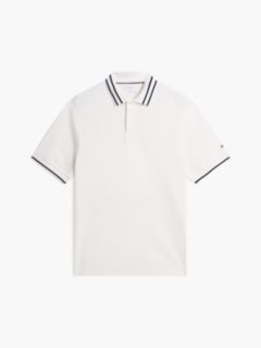 Relaxed Fit Foulard Jacquard Polo Shirt — Yellow 5