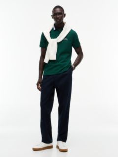 Regular Fit Tipped Collar Polo Shirt — Green 2