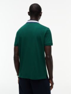 Regular Fit Tipped Collar Polo Shirt — Green 4