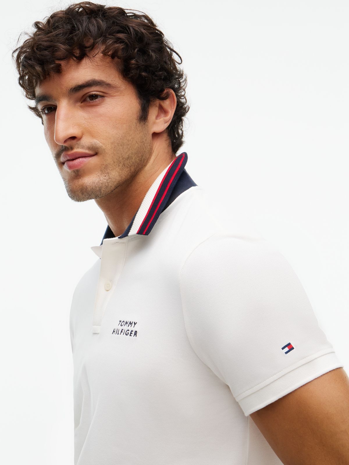 Regular Fit Tipped Collar Polo Shirt — Yellow