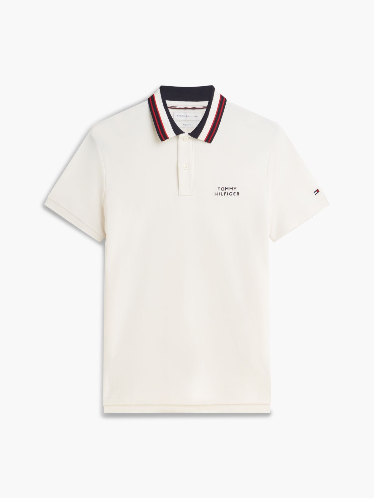 Regular Fit Tipped Collar Polo Shirt — Yellow