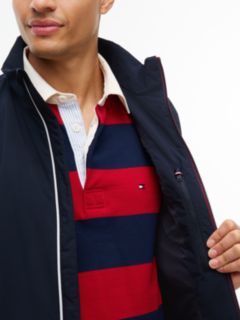 Global Stripe Lightweight Padded Gilet — Blue 3