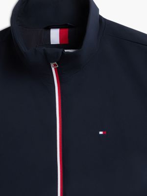 blue global stripe lightweight padded gilet for men tommy hilfiger