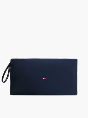 blau verstaubare, gesteppte feldjacke für herren - tommy hilfiger