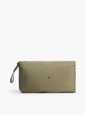 green packable quilted field jacket for men tommy hilfiger