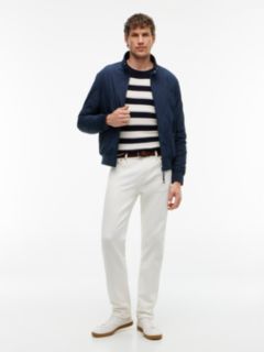 Water Repellent Packable Quilted Harrington Jacket — Blue 2