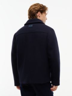 Wool Blend Four Pocket Jacket With Cashmere — Blue 6