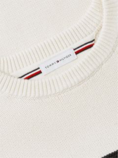 Intarsia Flag Crew Neck Jumper — Yellow 6
