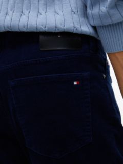 Bleeker Slim Corduroy Trousers — Blue 3