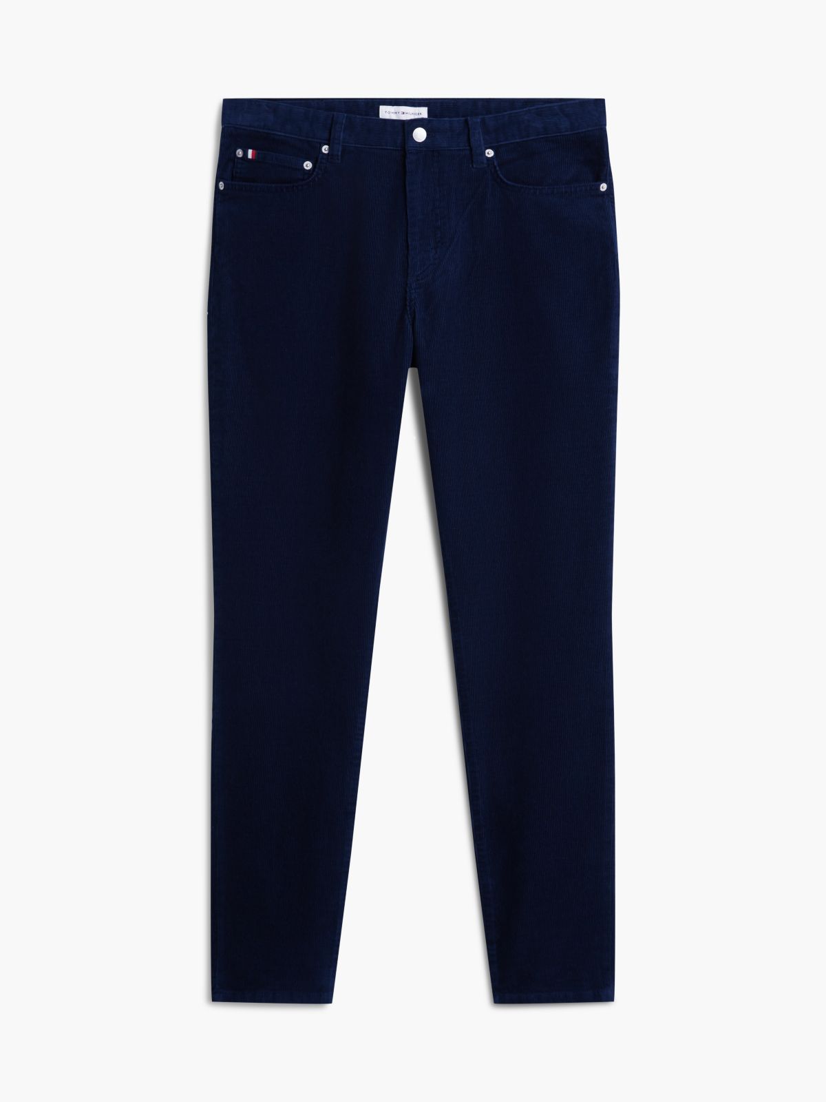 Bleeker Slim Corduroy Trousers — Blue