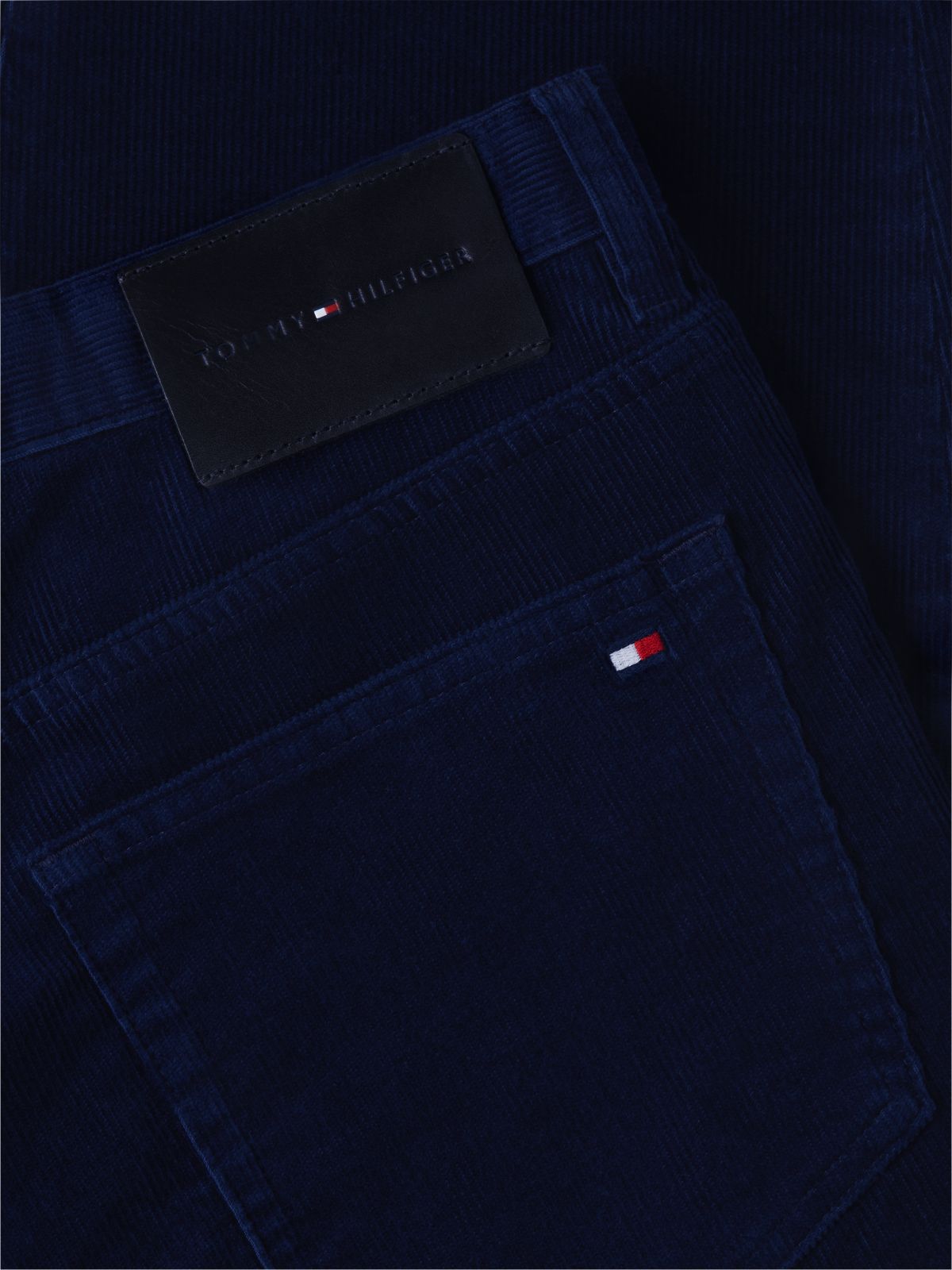 Bleeker Slim Corduroy Trousers — Blue