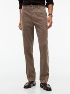 Denton Slim Straight Fine Corduroy Chinos — Beige 1