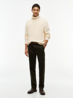Denton Slim Straight Fine Corduroy Chinos — Green 2