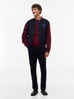 Denton Slim Straight Fine Corduroy Chinos — Blue 2