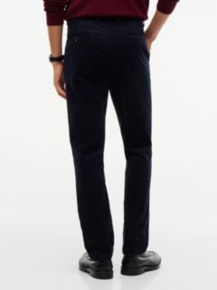 Denton Slim Straight Fine Corduroy Chinos — Blue 6