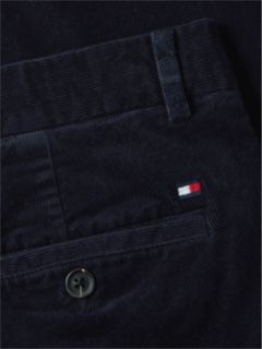 Denton Slim Straight Fine Corduroy Chinos — Blue 8