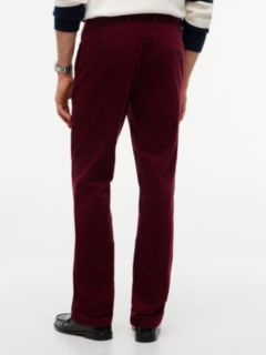 Denton Slim Straight Fine Corduroy Chinos — Purple 4