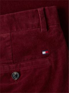 Denton Slim Straight Fine Corduroy Chinos — Purple 6