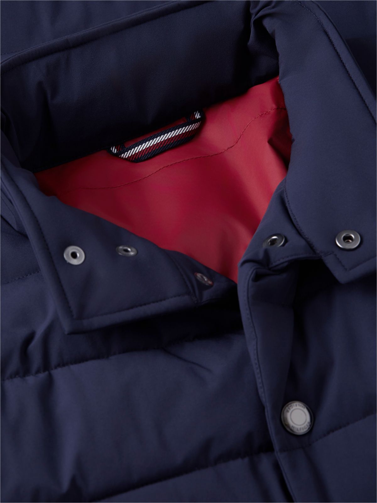 New York Label Performance Packable Padded Jacket — Blue