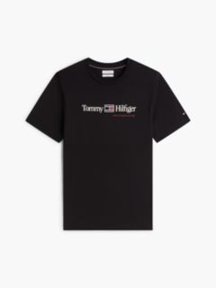 Logo Jersey Crew Neck T-Shirt — Black 5