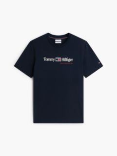 Logo Jersey Crew Neck T-Shirt — Blue 5