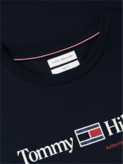 Logo Jersey Crew Neck T-Shirt — Blue 6