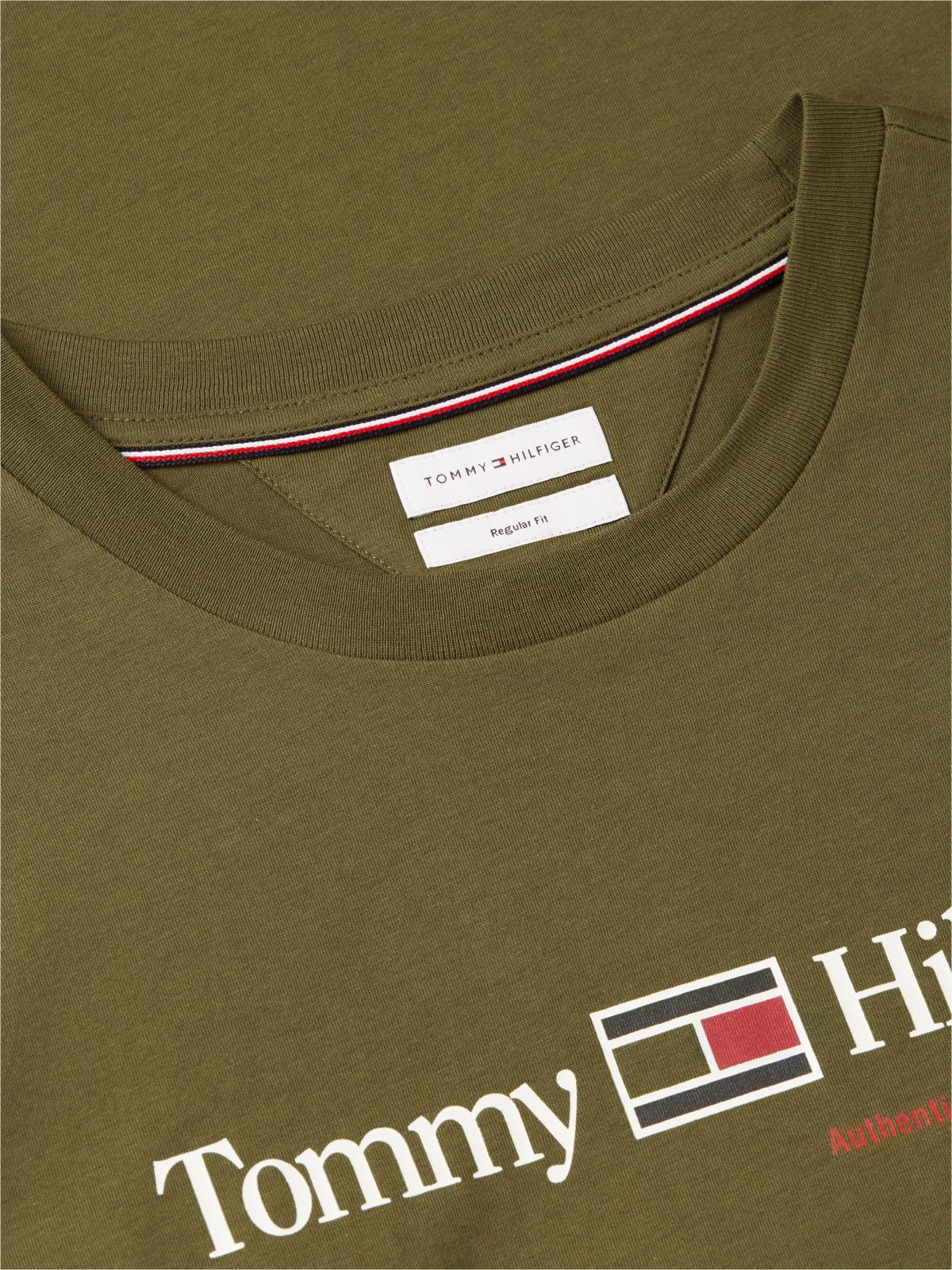 Logo Jersey Crew Neck T-Shirt — Green