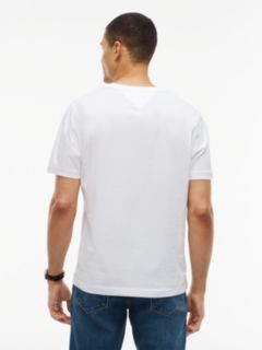 Logo Jersey Crew Neck T-Shirt — White 4