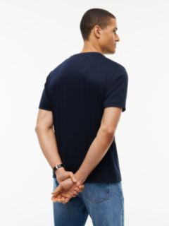 Logo Interlock Knit T-Shirt — Blue 4