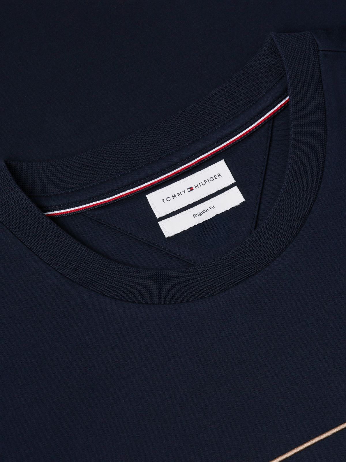 Logo Interlock Knit T-Shirt — Blue