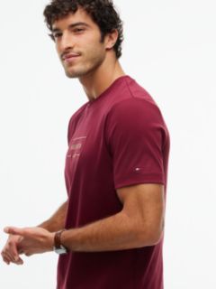 Logo Interlock Knit T-Shirt — Purple 3