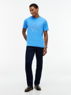 Tonal Graphic Jersey T-Shirt — Blue 2