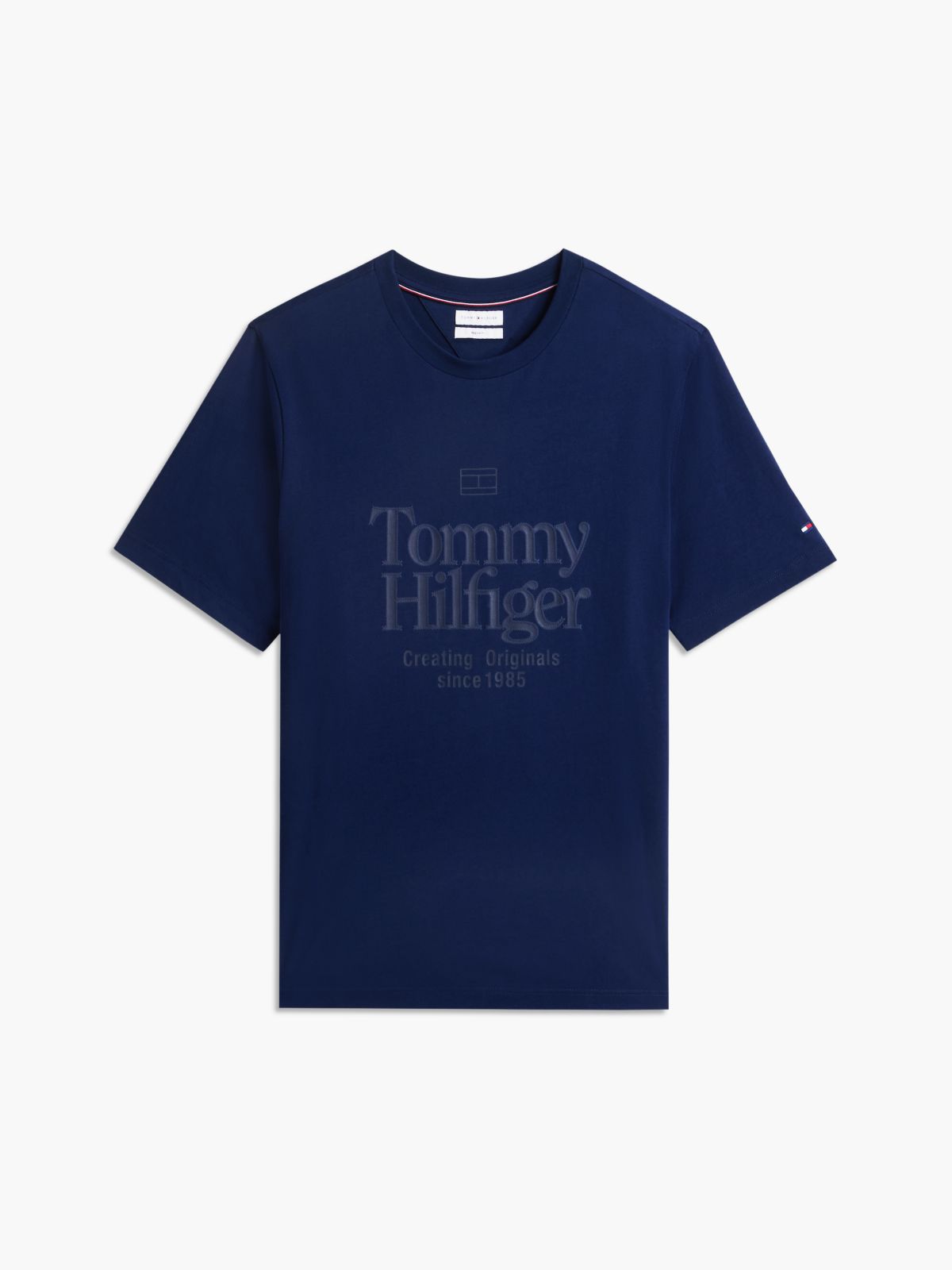 Tonal Graphic Jersey T-Shirt — Blue