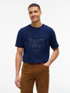 Tonal Graphic Jersey T-Shirt — Blue 1