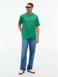 Tonal Graphic Jersey T-Shirt — Green 2