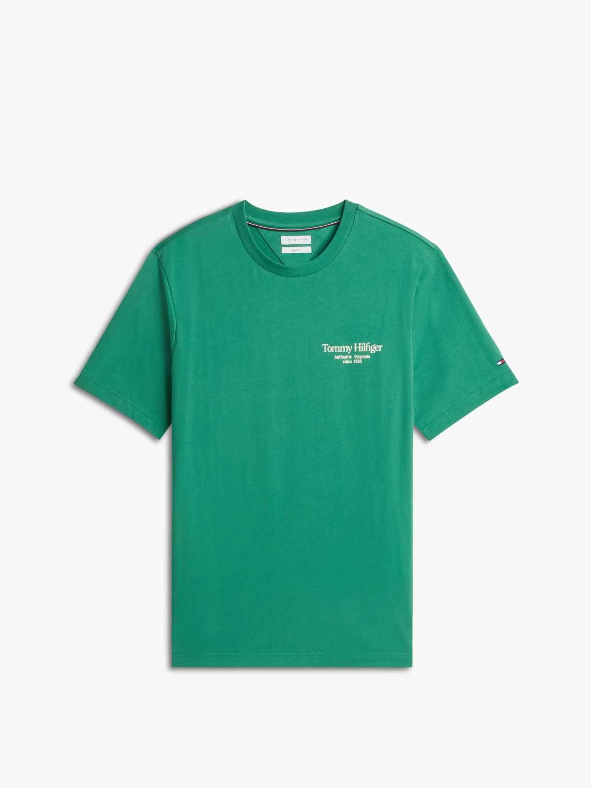 Back Logo Crew Neck T-Shirt — Green