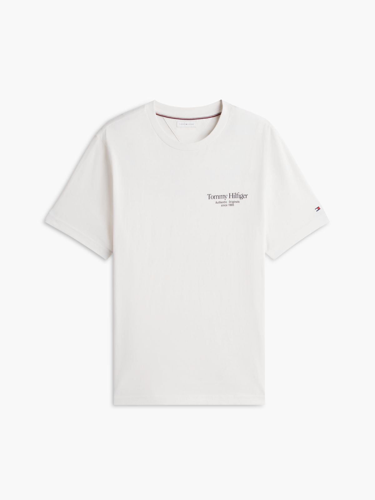 Back Logo Crew Neck T-Shirt — Yellow