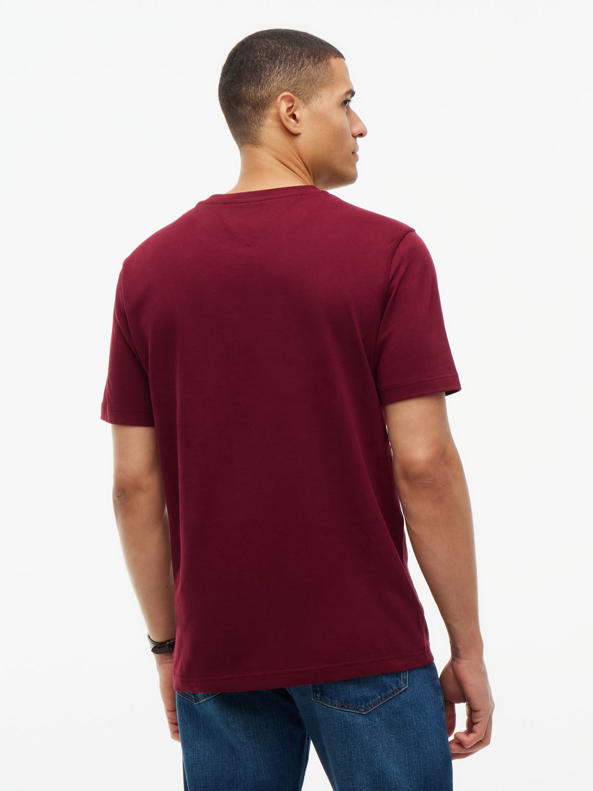 Varsity Logo Peached Jersey T-Shirt — Purple