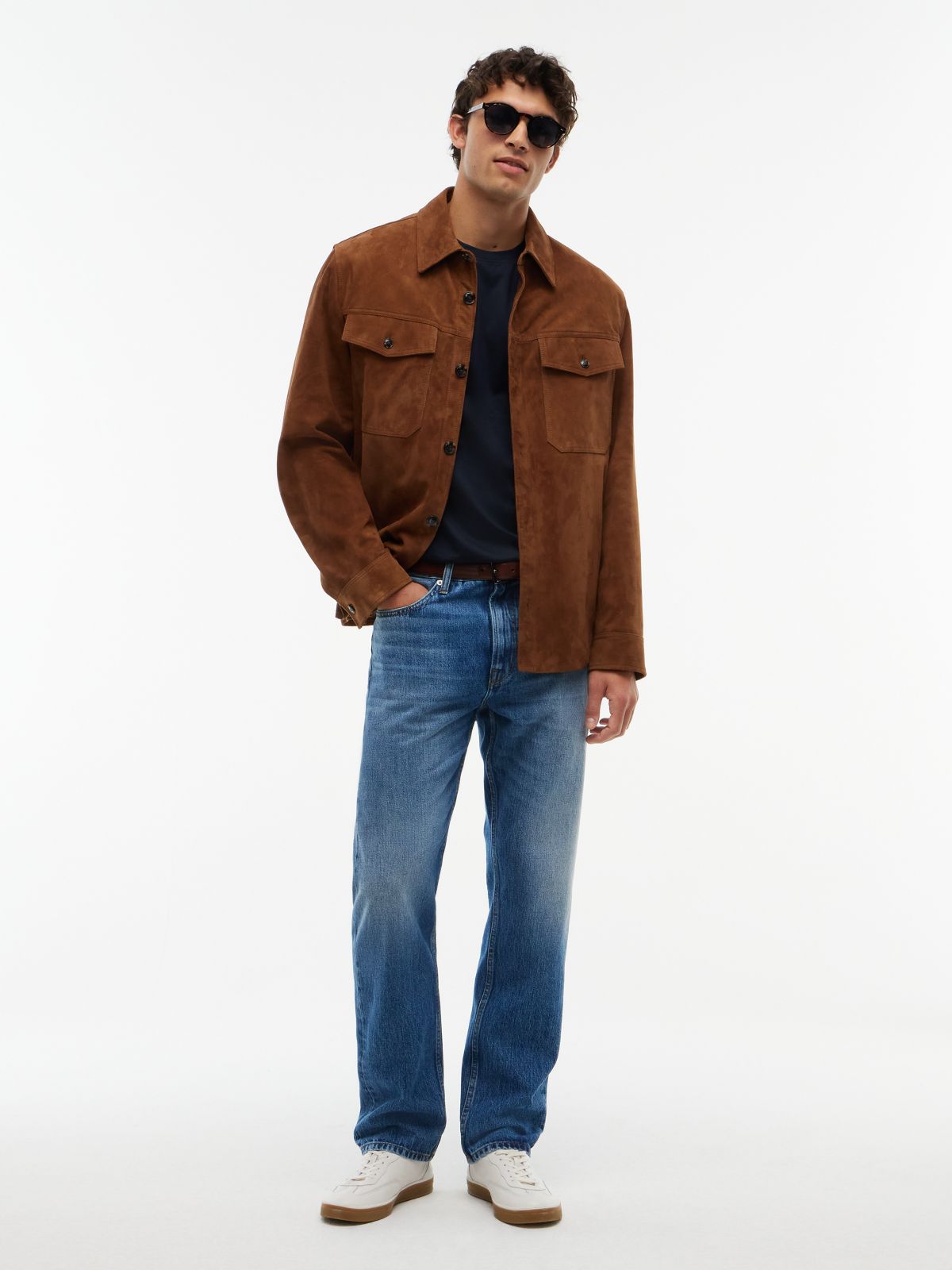 Dover Regular Straight Faded Jeans — Denim